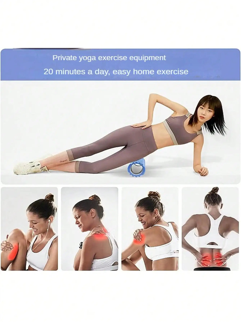 Foam Roller – EVA Hollow Yoga Column for Muscle Relaxation & Pilates
