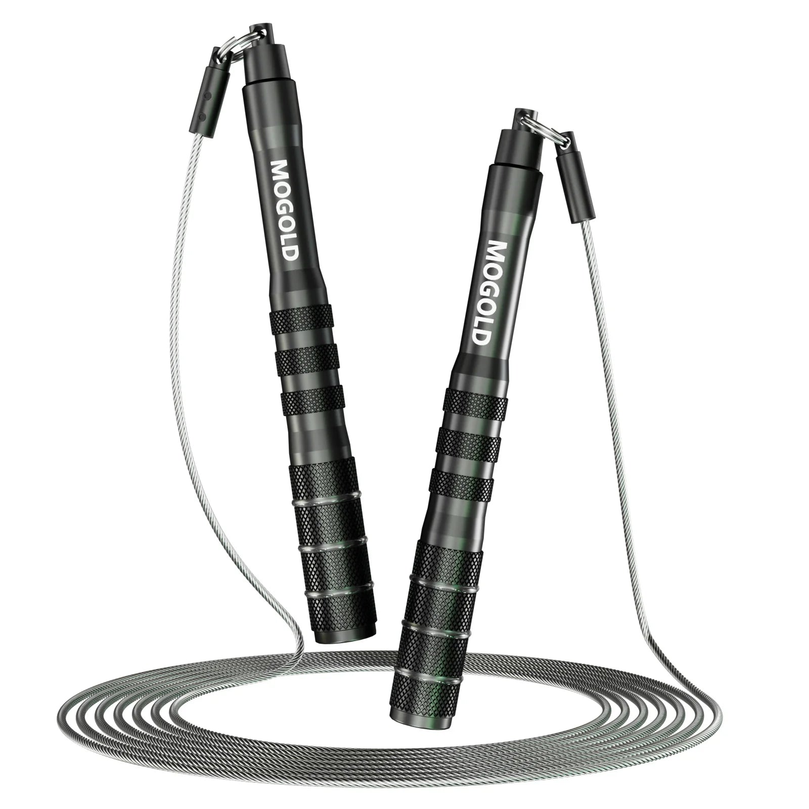 Anti-tangling fast skipping rope, adjustable steel wire skipping rope, suitable for fitness, home exercise and weight loss
